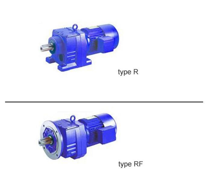 Cast Iron Suspended Cranes Inline Helical Reducer Gearbox