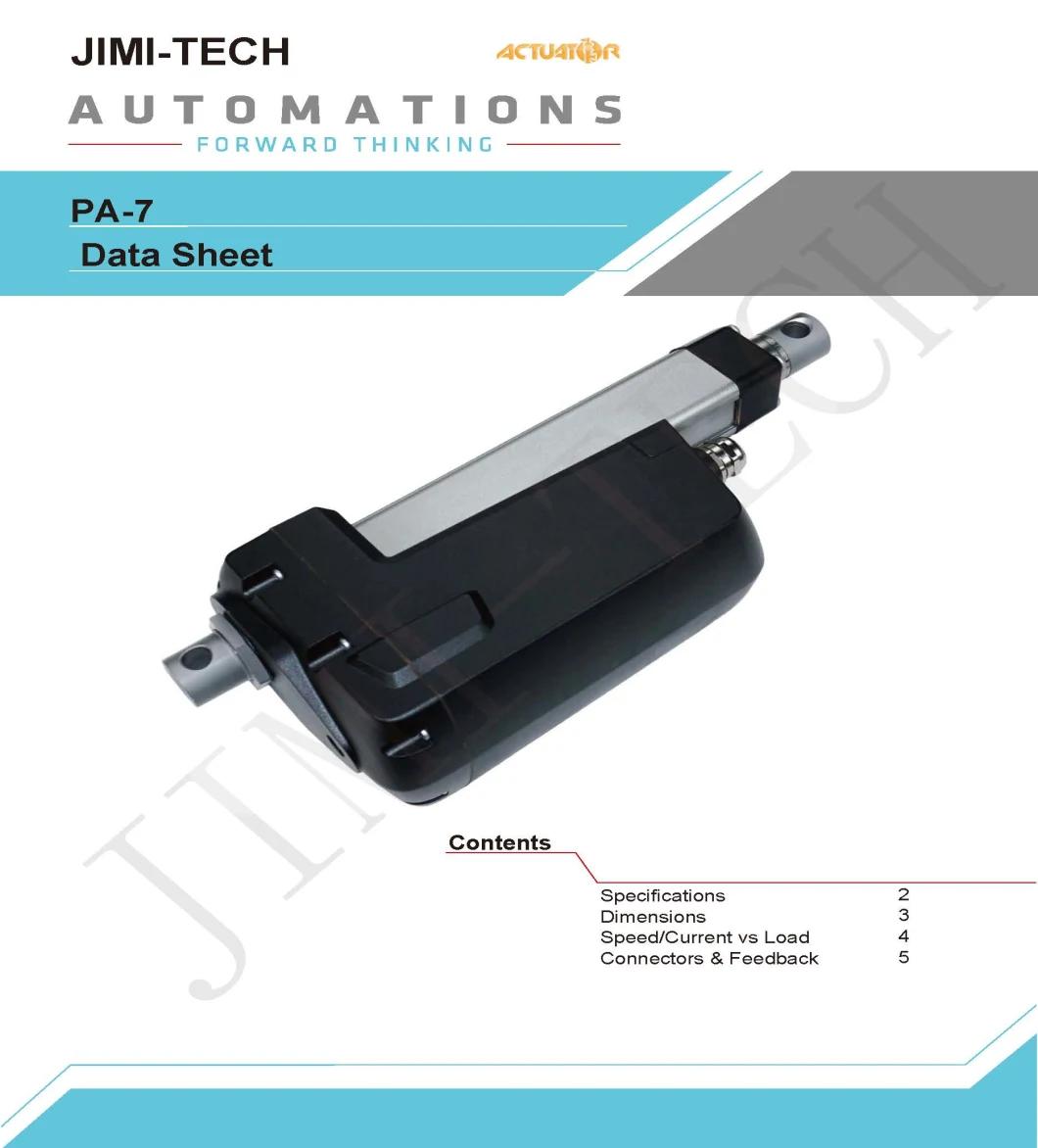 300mm Stroke Max 120000n IP65 Waterproof Heavy Duty Low Price Industrial Linear Actuators