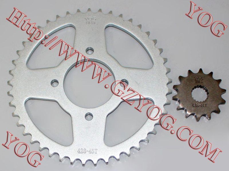 Motorcycle Parts Sprocket Set Cg125