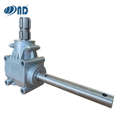 Agricultural Aluminum Gearbox for Agriculture Small Rotary Cultivator Manual/Conical Fertilizer Distributor/Salt Spreader Sawmill Pto Gear Box