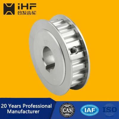 Ihf S45c Steel Power Transmission Parts Timing Pulleys with Customized According to Drawings or Samples