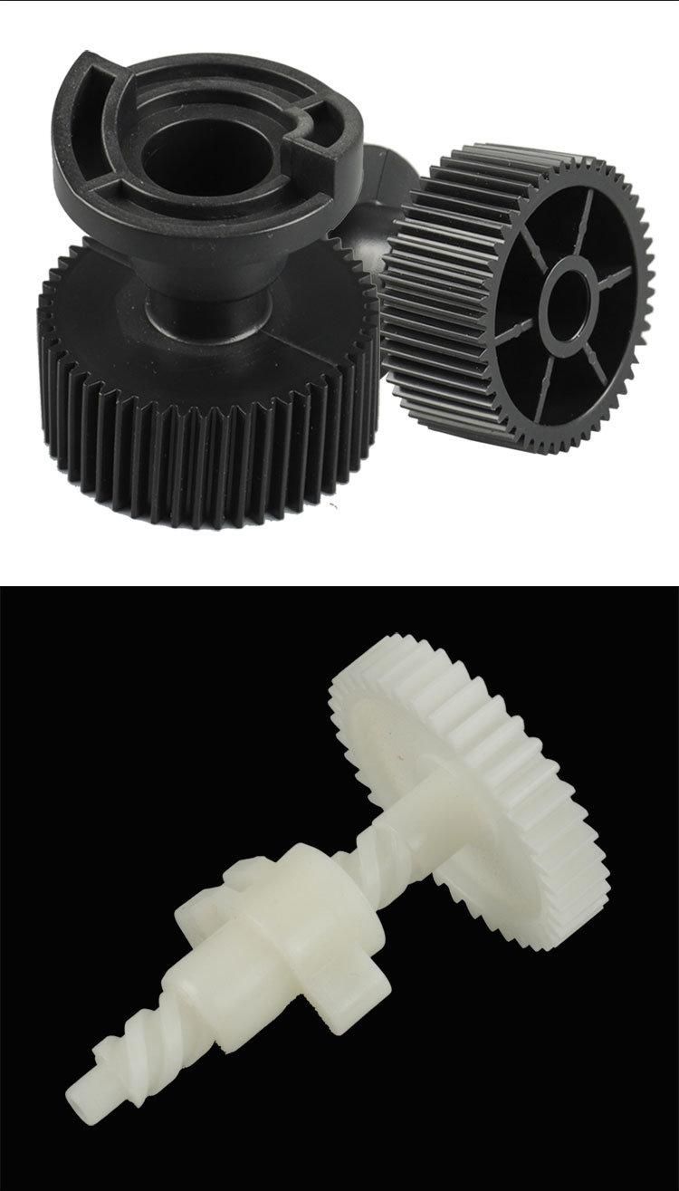 Precision Machine Transmission POM Injection Plastic Duplicate Spiral Helical Gear