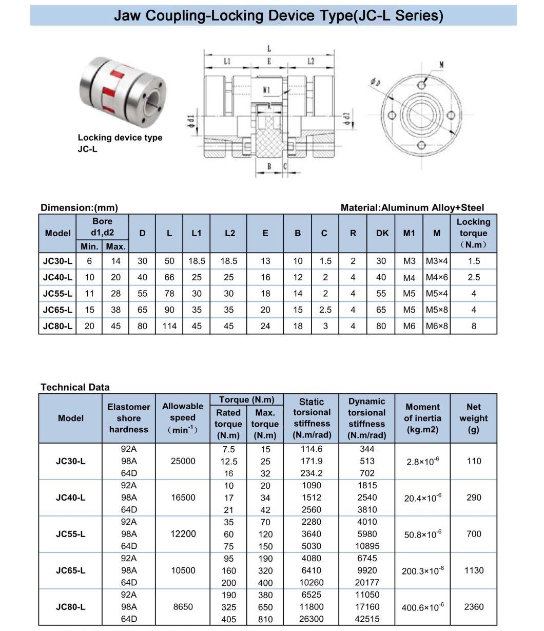 Zero Blacklash Flexible Lovejoy Ktr Jaw Coupling High Precision Pin and Bush Coupling