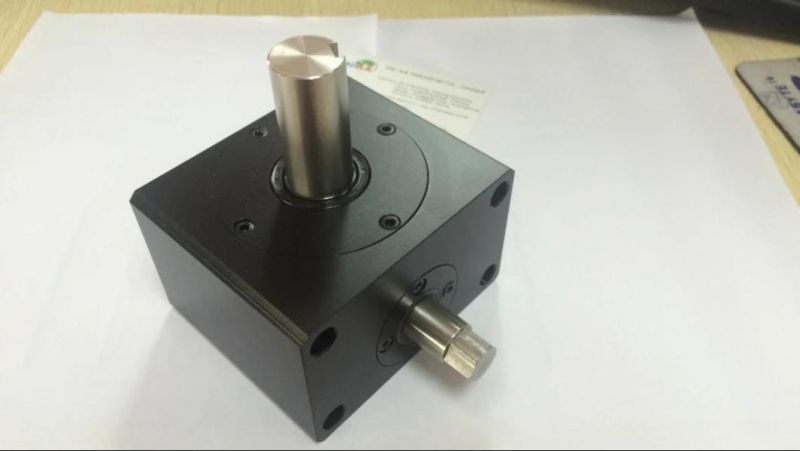 Special Design CNC Machining Stainless Steel Reversing Spiral Bevel Gearbox