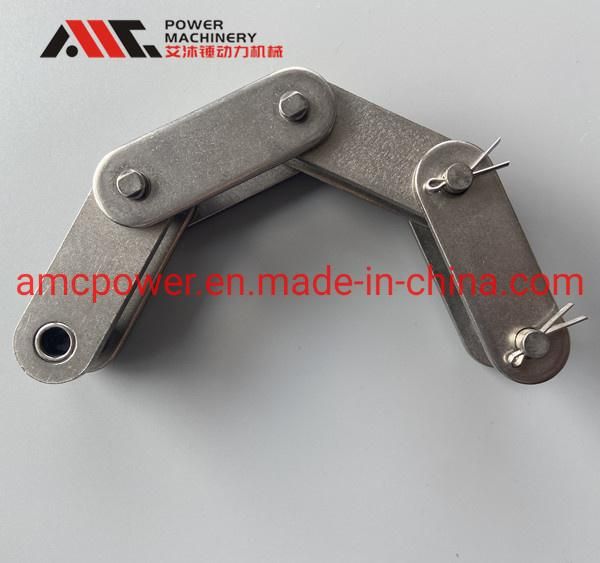 C2080h Stainless Steel Double Pitch Conveyor Chain C2080HSS Stainless Steel Transmission Chain