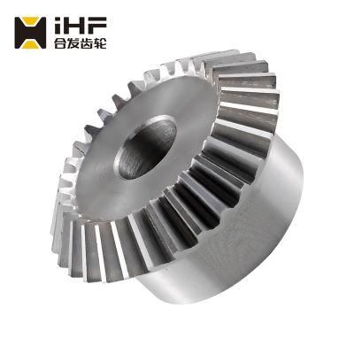 Steel Metal Reduction Starter Shaft Spline Pinion Custom Precision Bevel Gear