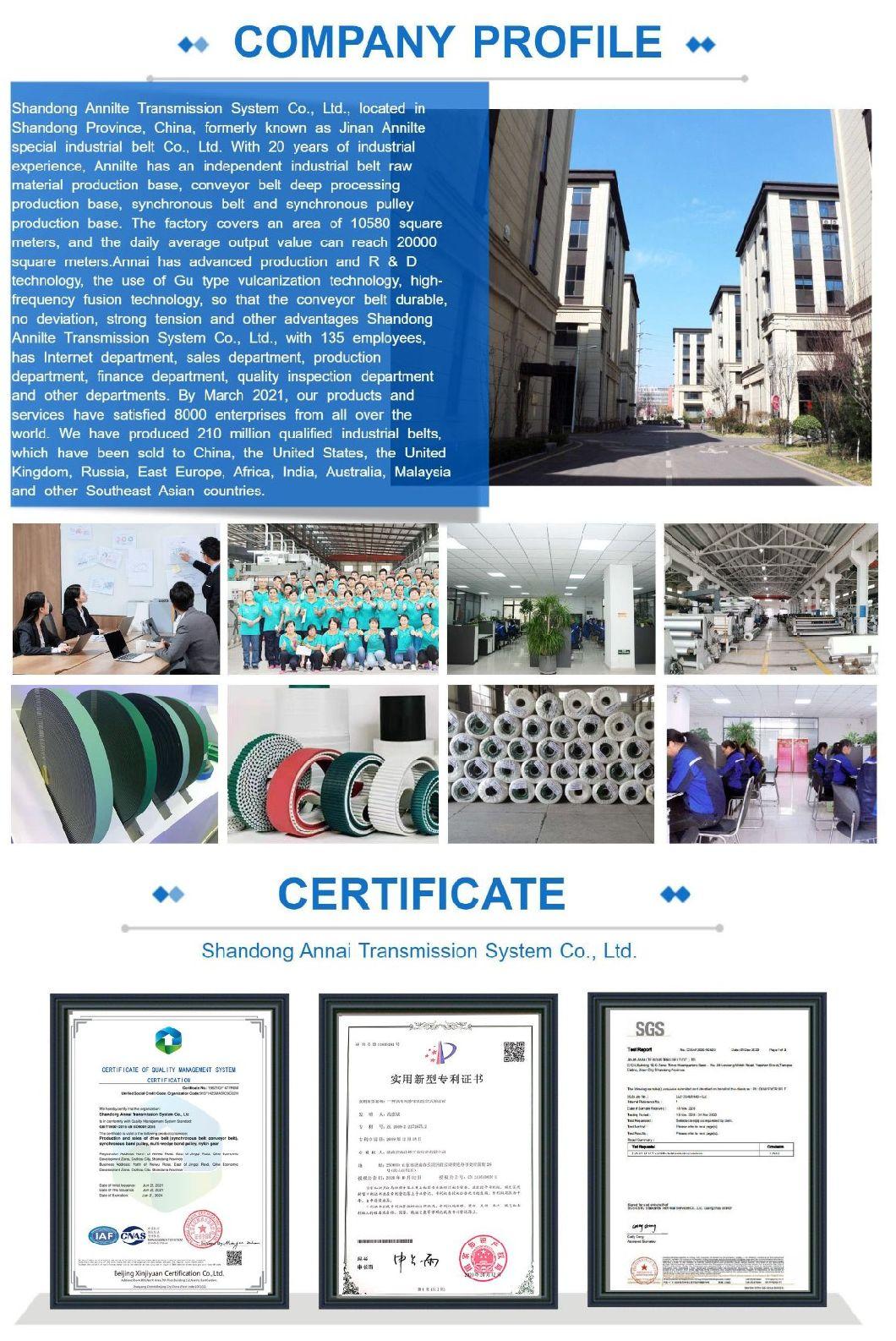 Annilte Wholesale Customizable High Quality Manufacturer PU Industrial Conveyor Belt Timing Belt