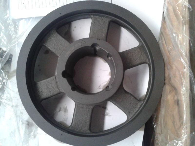 Cast Iron Large V Belt Pulley Wheel V Grooved Pulleys 2-8 Groove Poly V-Belt Pulley SPA Spb Spc Spz