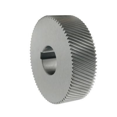 1 Module 20 Teeth Helical Angle 45 Degrees Gear 45# Steel 90 Degree Axis Helical Gear for Woodworking Equipment