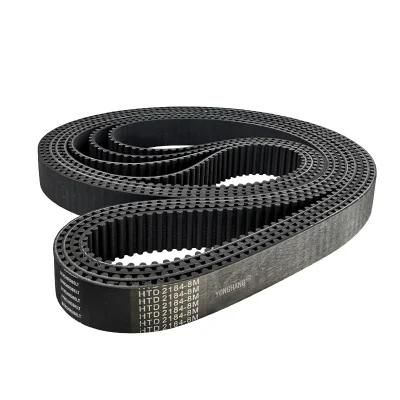 Seamless Integrated 8m/Htd8m Black Rubber Timing Belt