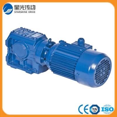 S Series Helical Worm Gear Motor Gearbox for Agricultural Machine