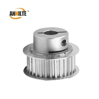 Annilte Cast Iron Stainless Steel Aluminum Timing Belt Pulley Mxl XL L H Xh T2.5 T5 T10 At5 At10 3m 5m 8m