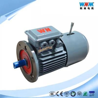 Electric a. C Brake Motors 7, 5 Kw / 4 Pole / Ins Class F / IP 54 Protection / with a. C. Brake 400 VAC / Mounting B5 with Flange Diameter 350mm + Shaft 38mm