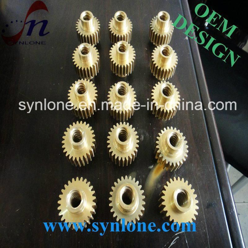 CNC Machining Brass Shaving Gear for Machine Parts