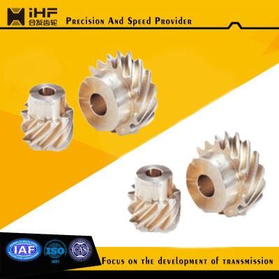 Chinese Precision Machining Grinding Gears High Quality Steel Metal Small Helical Gear with Hub