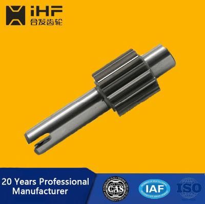 Ihf Helical Precision Inspection Machining Parts Customize Steel Spur Gear Shaft for Automated Assembly Line