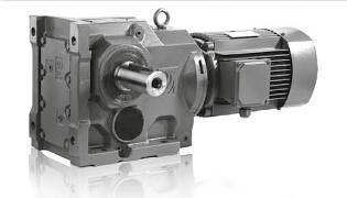 Helical Bevel Gearbox with Motor