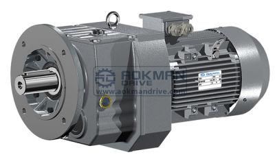 Helical Keyed Solid Shaft Input Gear Speed Reducer Gearbox for Building Equipment