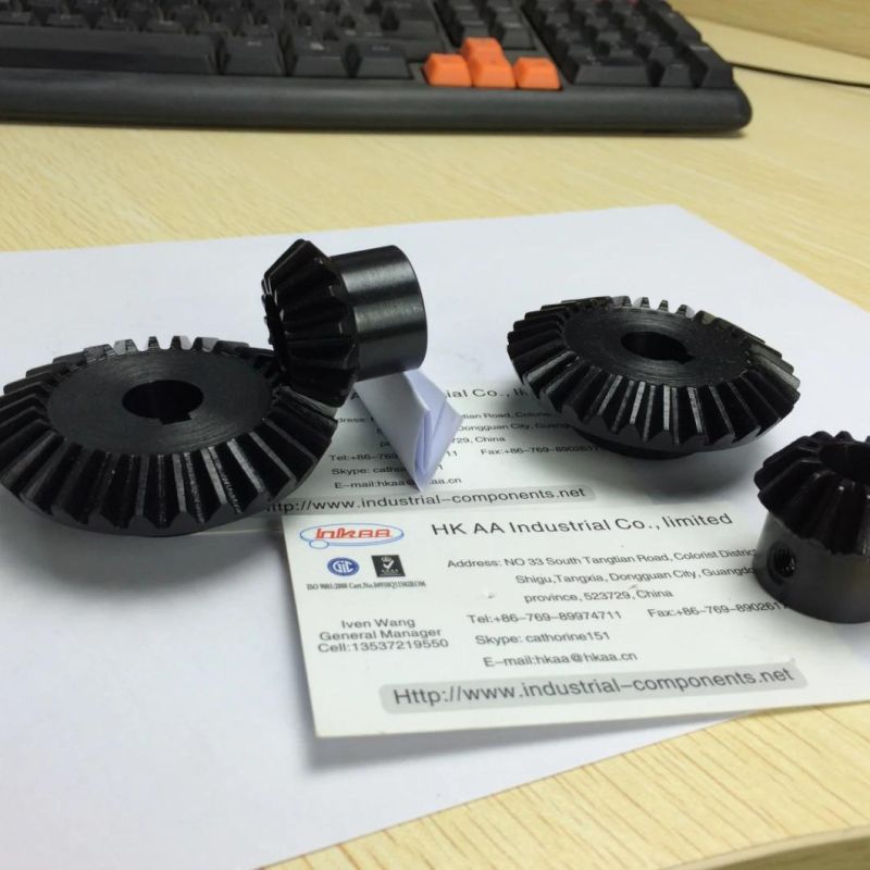 Custom Precision Steel Spiral Cut Steel Bevel Gears for Gearbox