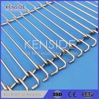 304 Stainless Steel Ladder Link Conveyor Mesh Belt for Cooking