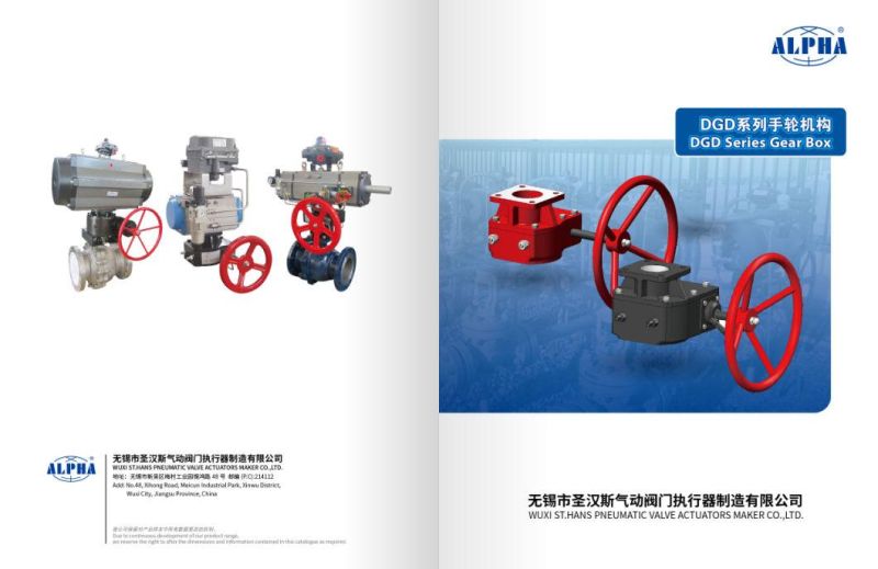 Pneumatic Valve Actuator Manual Operation/Handle Wheel