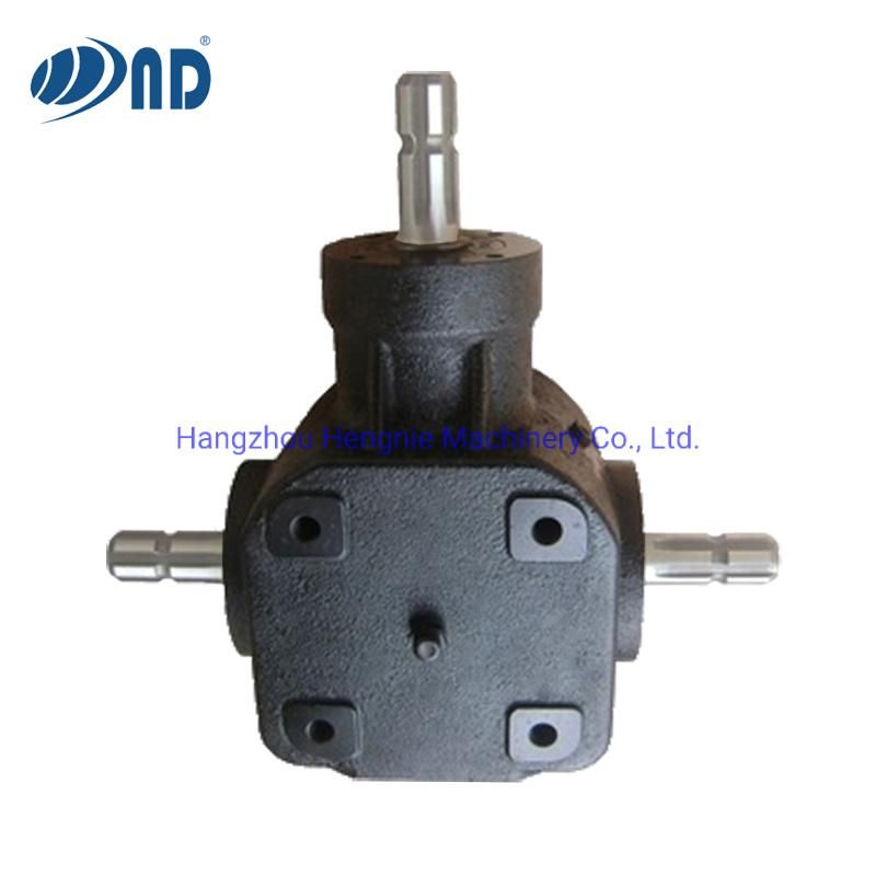 Factory Supply Good Quality Customized Gearbox T Bevel Gearbox for Agricultural Rotator Seed Drill Machinery