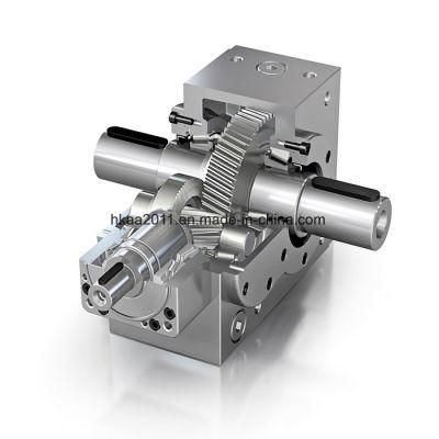 OEM High Precision Stainless Steel Bevel Gear Box, Right Angle Gear Box Used in The Side of Swimming Pool