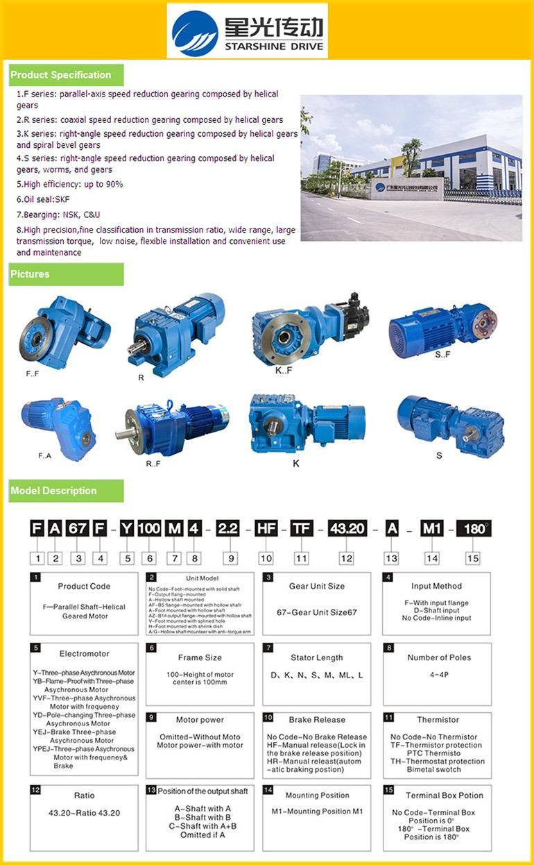 Motorreductores Compactos a Engranaje Xg Transmission