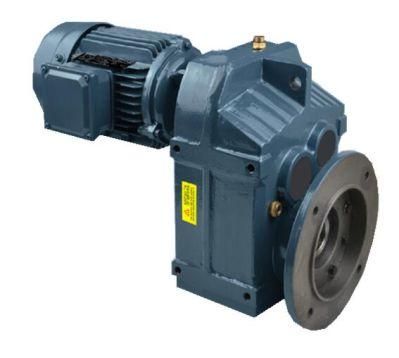 Flange Mounting Parallel Shaft Helical Geared Motor with Electric Motor