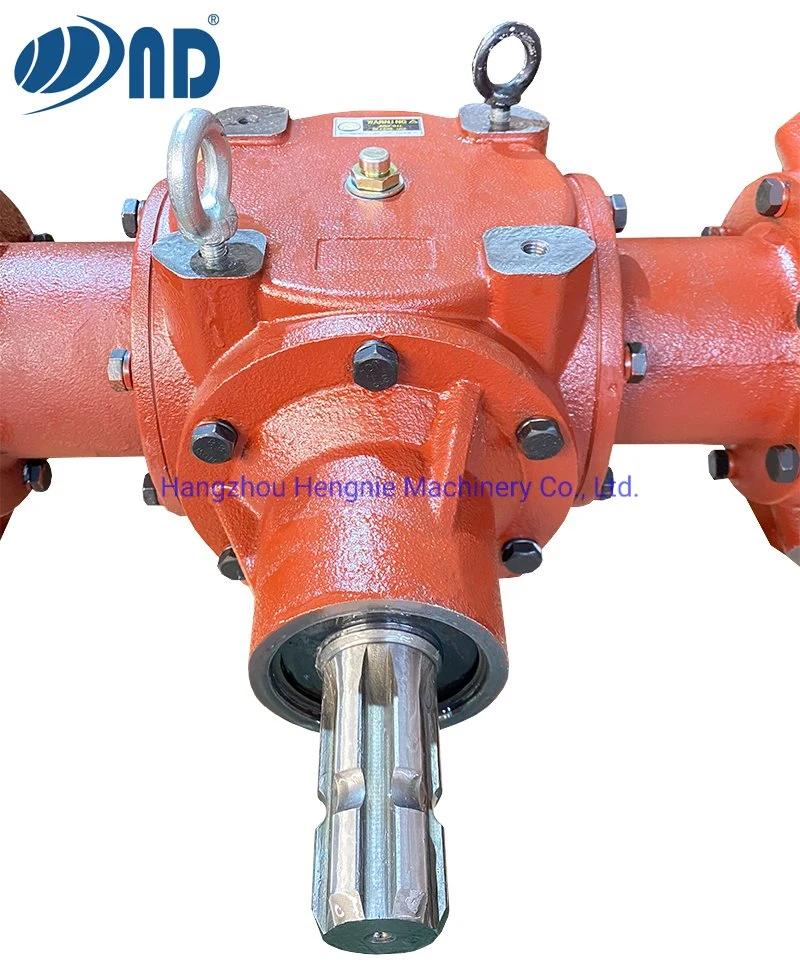 High Quality Agricultural Conjoined Gearbox Agriculture Gear Box Pto for Organic Fertilizer Turf Lime Spreader