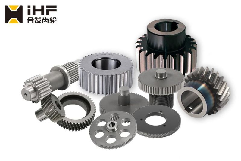 High Precision OEM Custom Transmission Parts Stainless Steel Bevel Helical Gear for Industrial Usage