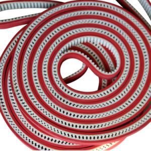 Wear-Resistant Red Rubber Coating Timing Belt Single Sided