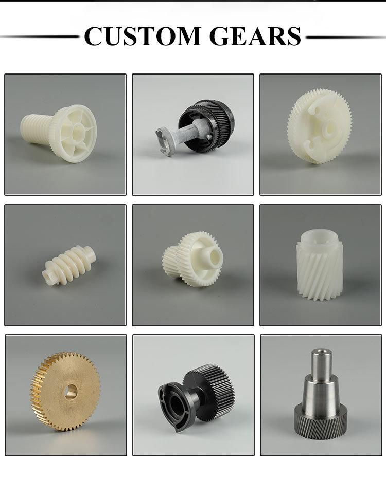 Cylindrical Starter Reduction Transmission Precision Injection Plastic Helical Gear