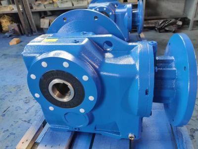 S Series Hollow Shaft Helical Worm Gear Box with IEC Motor