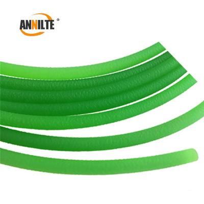 Annilte Textile Machinery Polyurethane Material Green Industrial Round Belt