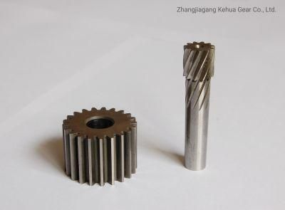 Cut Cast Steel Gear Shaft and Inch Oil Pump Gear