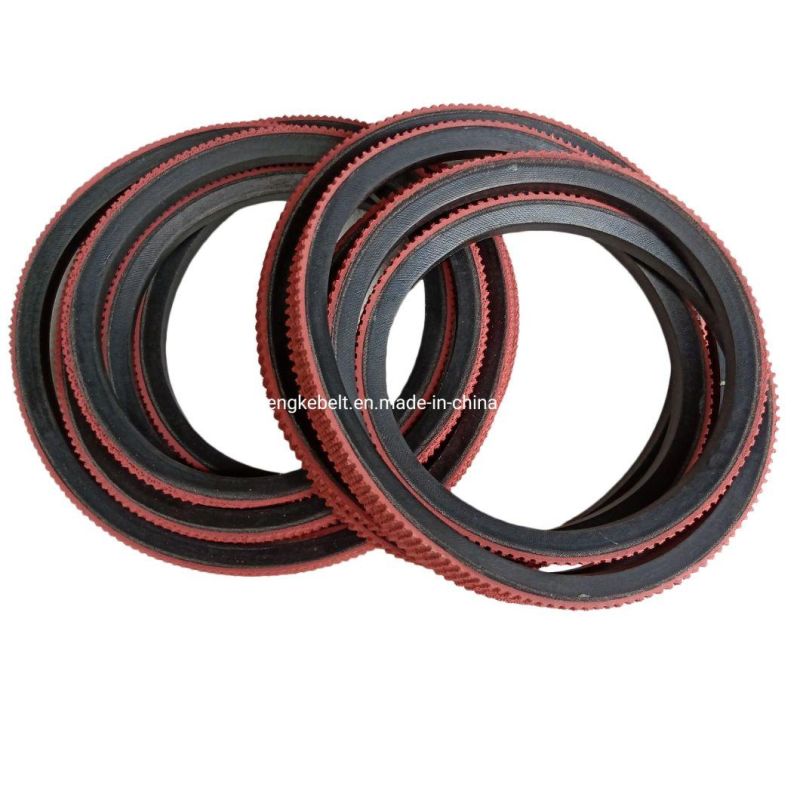 Red Grass Rubber Coating Rubber V Belt C-311