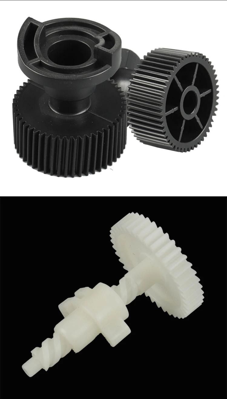 Precision Machine Transmission Injection POM Plastic Duplicate Spiral Helical Gear