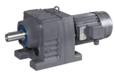 R/RF/Rx/Rxf Helical Cast Iron Gear Reducer with Motor