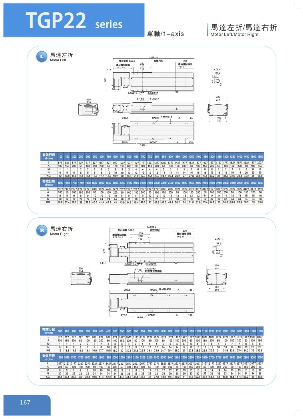 Tgp Linear Module for Reciprocator Automatic Painting