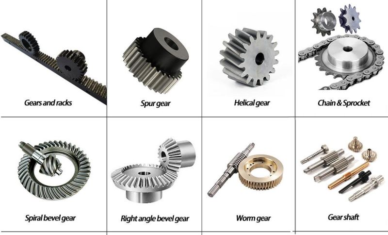 Transmission Parts Sprockets Manufacturer Price C45 Carbon Stainless Steel Gear Taper Bore Bush Lock Hub Cast Wheel Idler Platewheel Roller Chain Sprocket