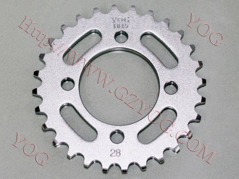 Motorcycle Parts Rear Sprocket Suzuki Ax100 Bm150 Tvs Star