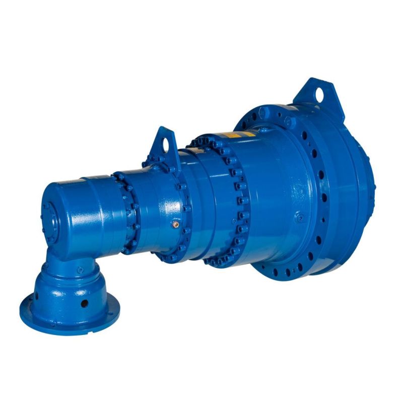 Transmission Right Angle Big Output Torque Planetary Gearbox with Motor