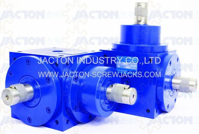 Highly Efficient Jtp210 Right Angle 1: 1 Ratio Bevel Gearbox