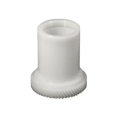 China High Precision Mechanical Customized Plastic PA66 Peer Worm Bevel Gear for Food Machinery