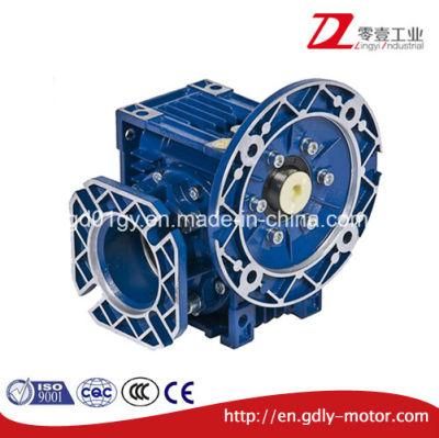 High Quality Aluminum Worm Gearbox with Output Flange