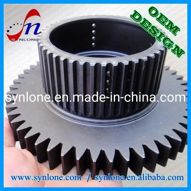 CNC Machining Process Steel Spur Worm Gear for Machine Parts