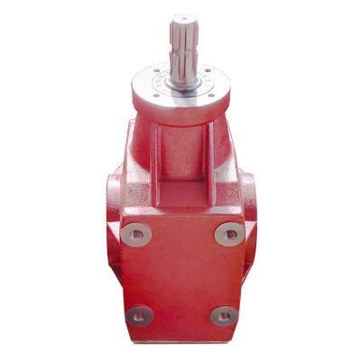 ND High Output Right Angle Spiral Bevel Transmission Gear Box for Cultivators Tiller (B270)