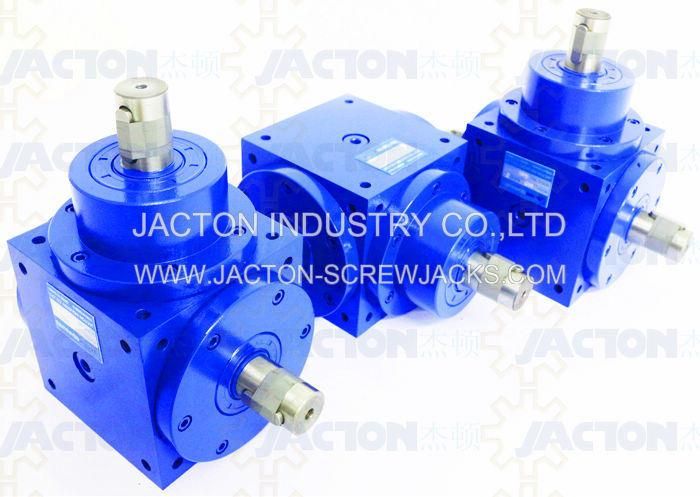 Highly Efficient Jtp210 Right Angle 1: 1 Ratio Bevel Gearbox