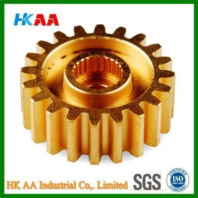 Customized Small Precision Brass Servo Motor Gear, Toy Servo Gear